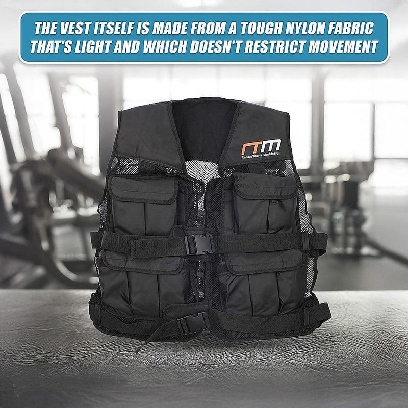 20LBS Weighted Weight Gym Exercise Training Sport Vest [ONLINE ONLY]