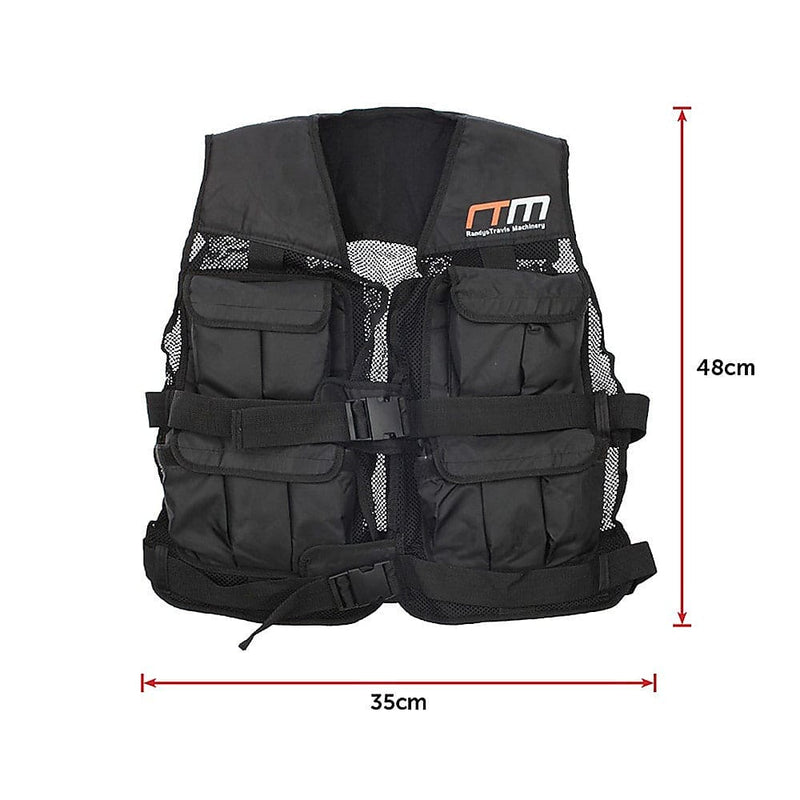 40LBS Weighted Weight Gym Exercise Training Sport Vest [ONLINE ONLY]