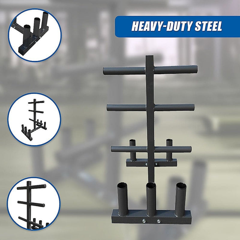 Olympic Weight & Tree Bar Rack [ONLINE ONLY]