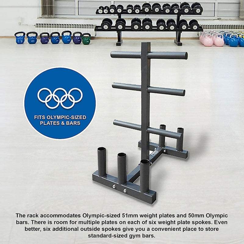 Olympic Weight & Tree Bar Rack [ONLINE ONLY]