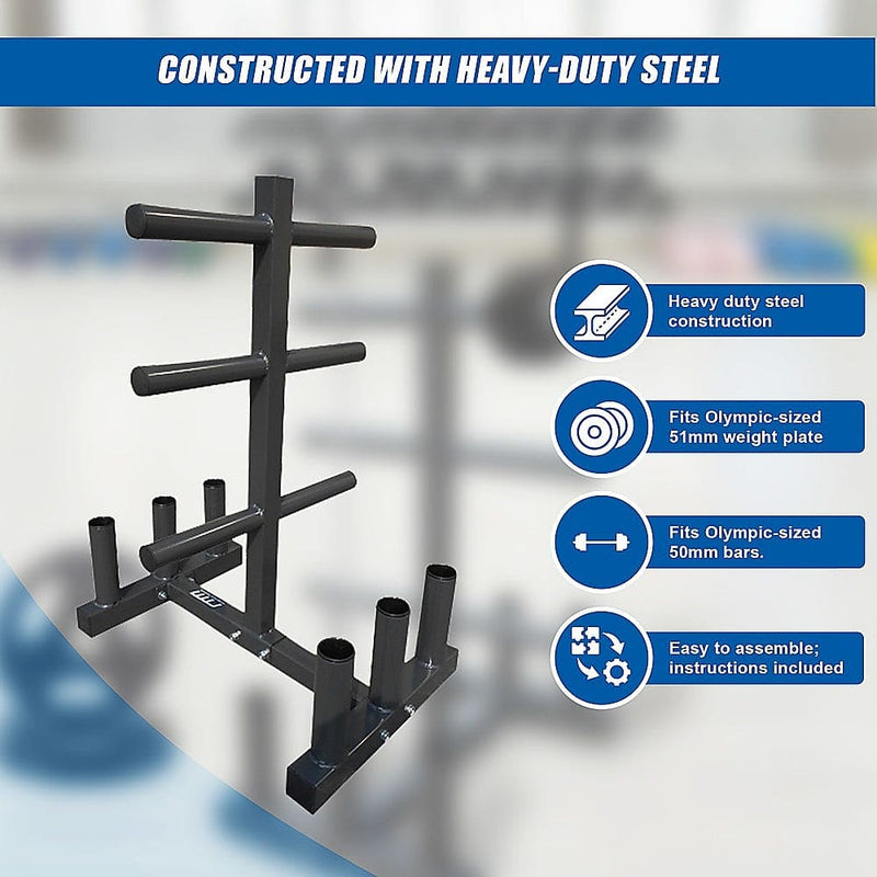 Olympic Weight & Tree Bar Rack [ONLINE ONLY]