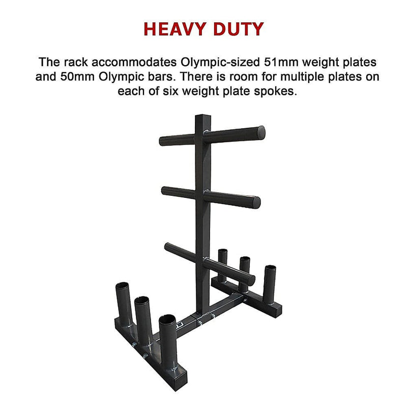 Olympic Weight & Tree Bar Rack [ONLINE ONLY]