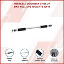 Portable Doorway Chin Up Bar – Pull Up & Upper Body Training Home Gym - ONLINE ONLY