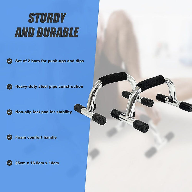 Push Up Bar Stand Handle Muscle Strength Exercise Gym [ONLINE ONLY]