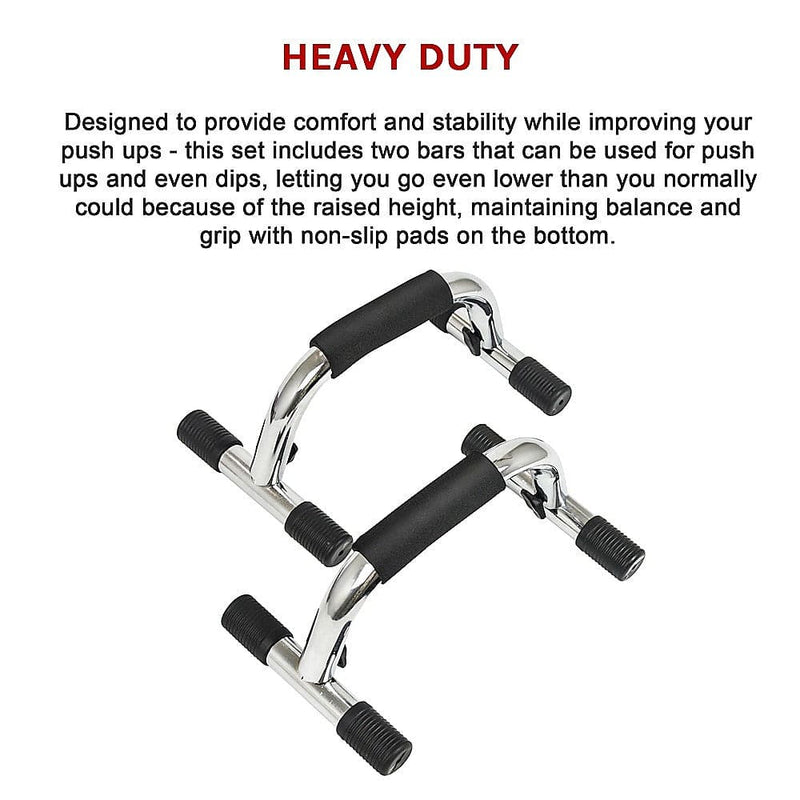 Push Up Bar Stand Handle Muscle Strength Exercise Gym [ONLINE ONLY]