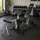 FID Flat Incline Decline Bench Press w/ Leg Extension [ONLINE ONLY]
