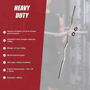 Heavy Duty EZ Curl Barbell – Weightlifting Bar with Spinlock Collars for Gym Training - ONLINE ONLY