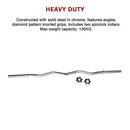 Heavy Duty EZ Curl Barbell – Weightlifting Bar with Spinlock Collars for Gym Training - ONLINE ONLY