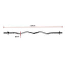 Heavy Duty EZ Curl Barbell – Weightlifting Bar with Spinlock Collars for Gym Training - ONLINE ONLY
