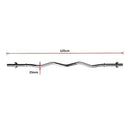 Curl Bar Barbell Heavy Duty EZ with Spinlock Collars [ONLINE ONLY]