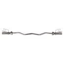 Chrome Olympic Curl Bar Barbell Heavy Duty EZ with Spring Collars [ONLINE ONLY]