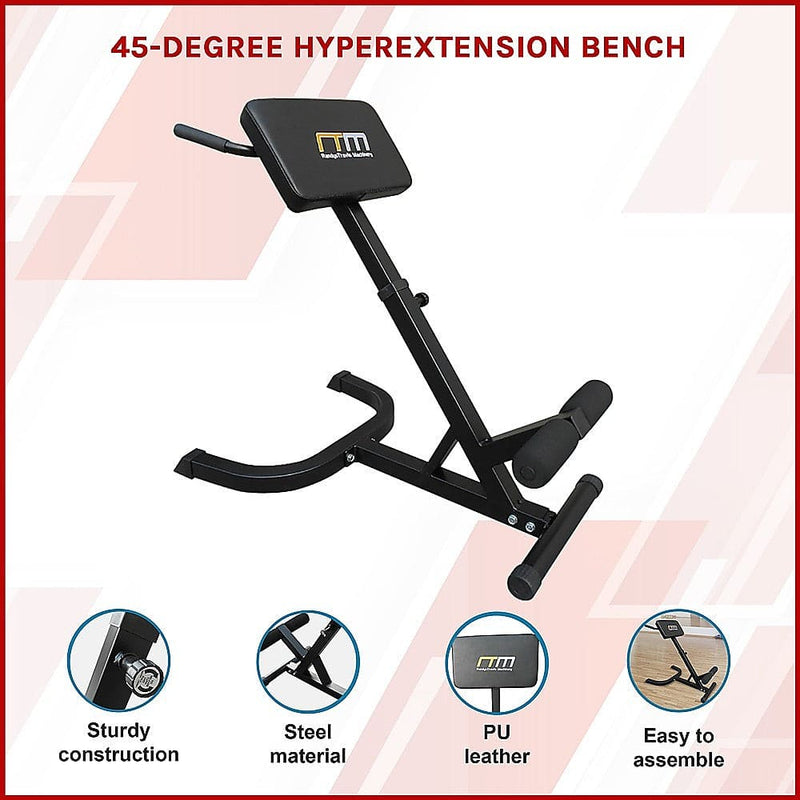 45-Degree Hyperextension Bench [ONLINE ONLY]