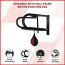 Speedball with Wall Frame – Boxing Punching Bag Training Set for Home Gym - ONLINE ONLY