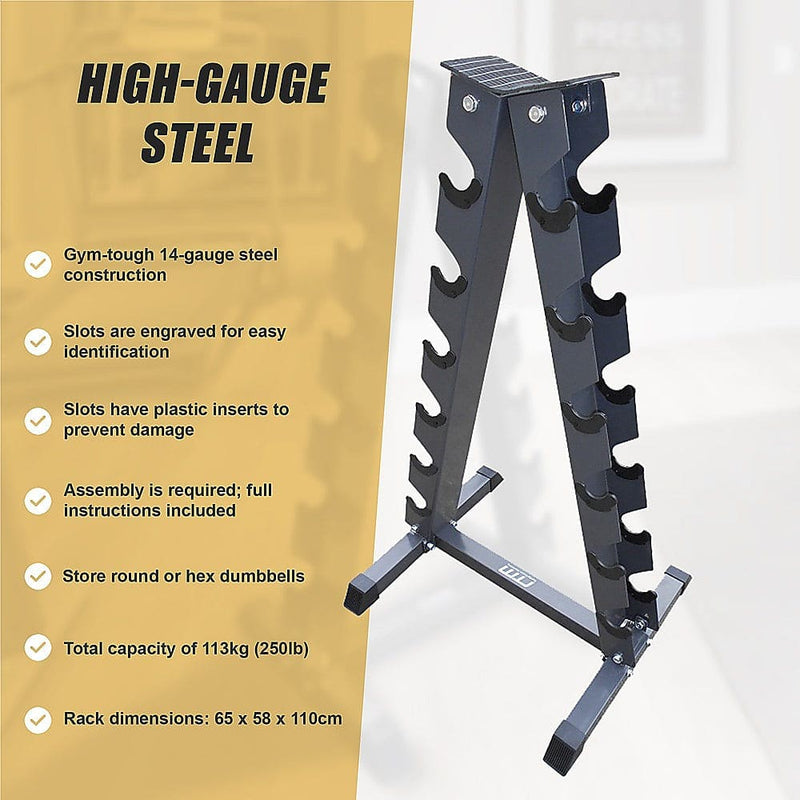 Steel Vertical Dumbbell Rack Weight Stand [ONLINE ONLY]