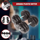 30KG Adjustable Dumbbell Set – Home Gym Weights for Strength & Fitness Training - ONLINE ONLY