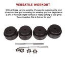 30KG Adjustable Dumbbell Set – Home Gym Weights for Strength & Fitness Training - ONLINE ONLY