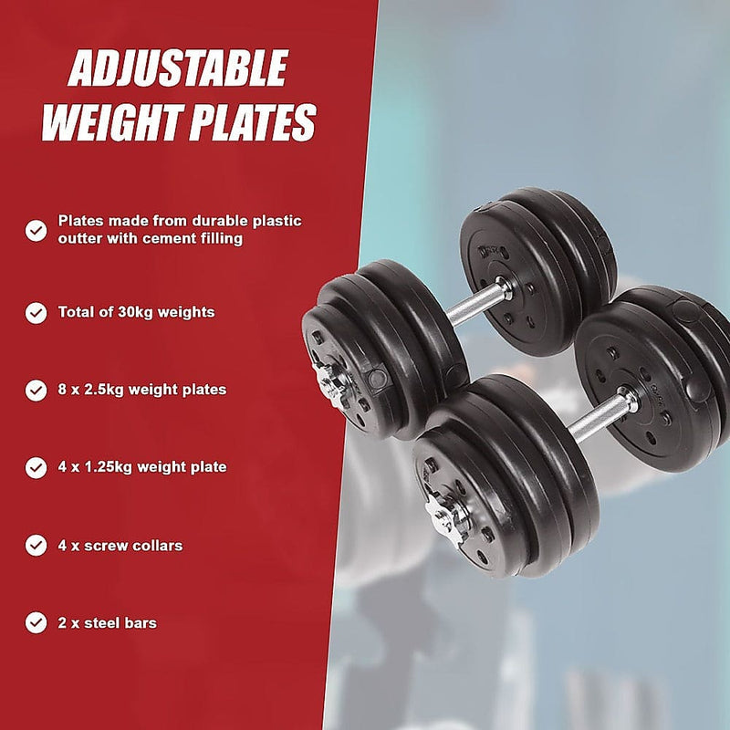 30KG Adjustable Dumbbell Set [ONLINE ONLY]