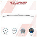 48" Lat Pulldown Bar Cable Attachment – Gym Handle for Back & Strength Training - ONLINE ONLY