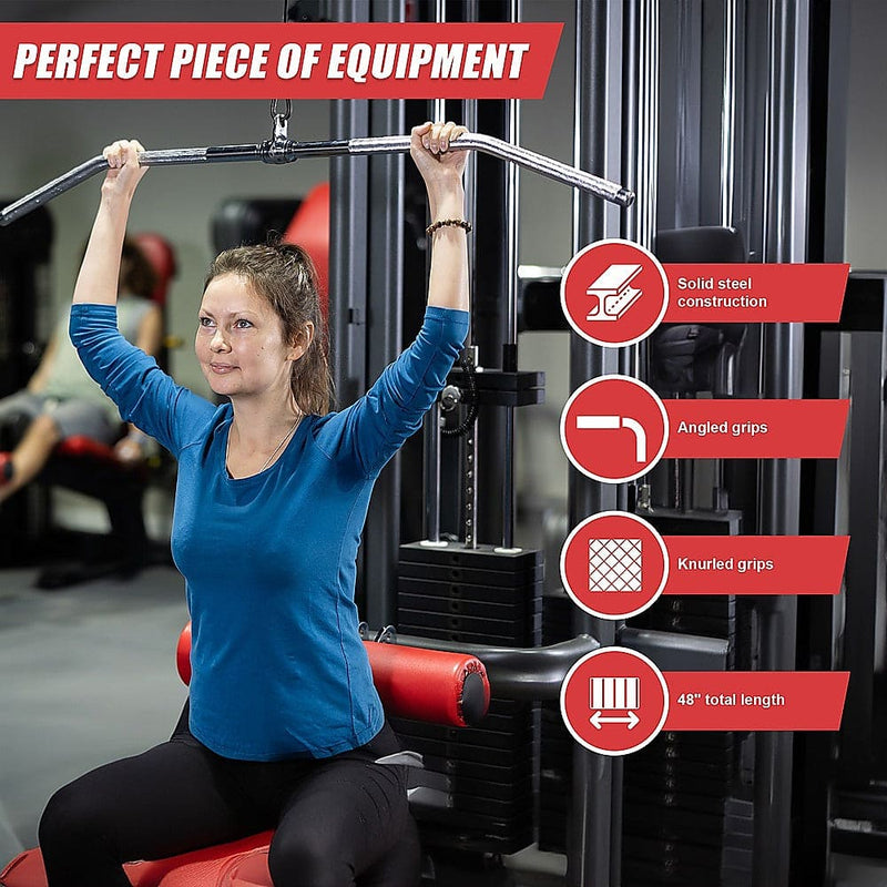 48" Lat Pulldown Bar Cable Attachment [ONLINE ONLY]