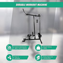 Lat Pulldown Low Row Fitness Machine – Home Gym Strength Trainer - ONLINE ONLY