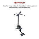 Lat Pulldown Low Row Fitness Machine – Home Gym Strength Trainer - ONLINE ONLY