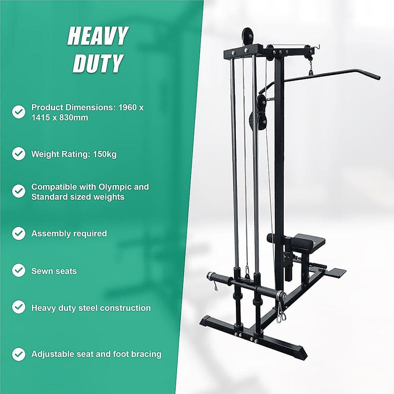 Lat PullDown Low Row Fitness Machine [ONLINE ONLY]