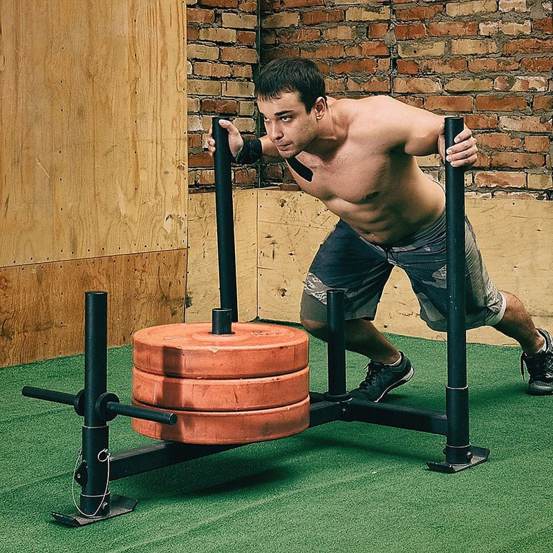 Heavy Duty Gym Sled with Harness [ONLINE ONLY]