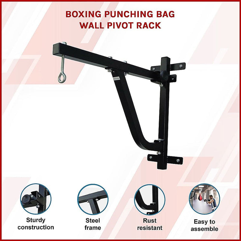 Boxing Punching Bag Wall Pivot Rack [ONLINE ONLY]