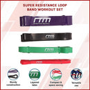 Super Resistance Loop Band Workout Set [ONLINE ONLY]