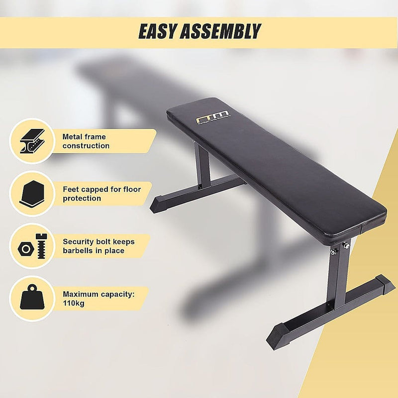 Weights Flat Bench Press Home Gym [ONLINE ONLY]