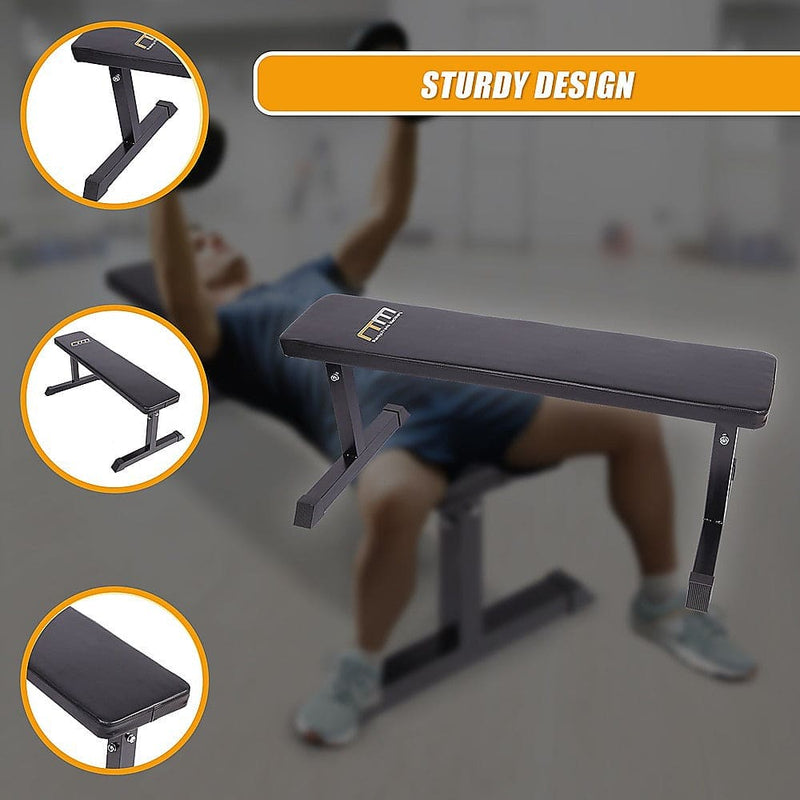 Weights Flat Bench Press Home Gym [ONLINE ONLY]