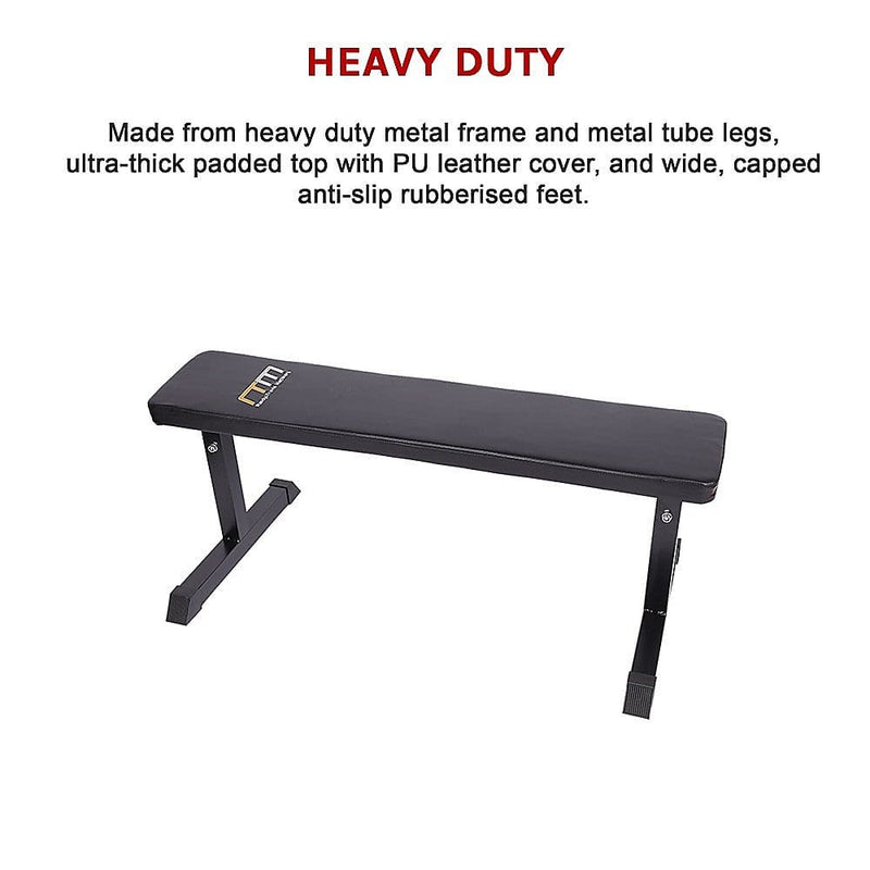 Weights Flat Bench Press Home Gym [ONLINE ONLY]