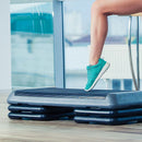Aerobic Workout 4 Block Adjustable Step Platform for Home Gym Fitness Training Exercise - ONLINE ONLY