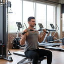 Randy & Travis Rubber-Coated Revolving Curl Row Bar Attachment for Gyms - ONLINE ONLY