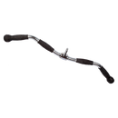 Randy & Travis Rubber-Coated Revolving Curl Row Bar Attachment for Gyms - ONLINE ONLY