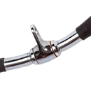 Randy & Travis Rubber-Coated Revolving Curl Row Bar Attachment for Gyms - ONLINE ONLY