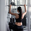 Rubber Coated Lat Pulldown Bar Gym Weight Attachment - ONLINE ONLY