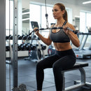 Rubber Coated Lat Pulldown Bar Gym Weight Attachment - ONLINE ONLY