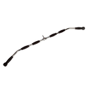 Rubber Coated Lat Pulldown Bar Gym Weight Attachment - ONLINE ONLY