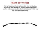 Rubber Coated Lat Pulldown Bar Gym Weight Attachment - ONLINE ONLY