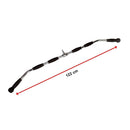 Rubber Coated Lat Pulldown Bar Gym Weight Attachment - ONLINE ONLY