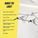 Wall Mounted Chin Up Pull Up Bar – Heavy Duty Home Gym Strength Training - ONLINE ONLY