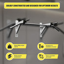 Wall Mounted Chin Up Pull Up Bar – Heavy Duty Home Gym Strength Training - ONLINE ONLY