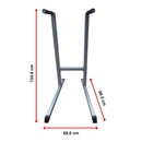 Solid Dip Station Power Tower for Home Gym Strength Training Upper Body Workouts - ONLINE ONLY