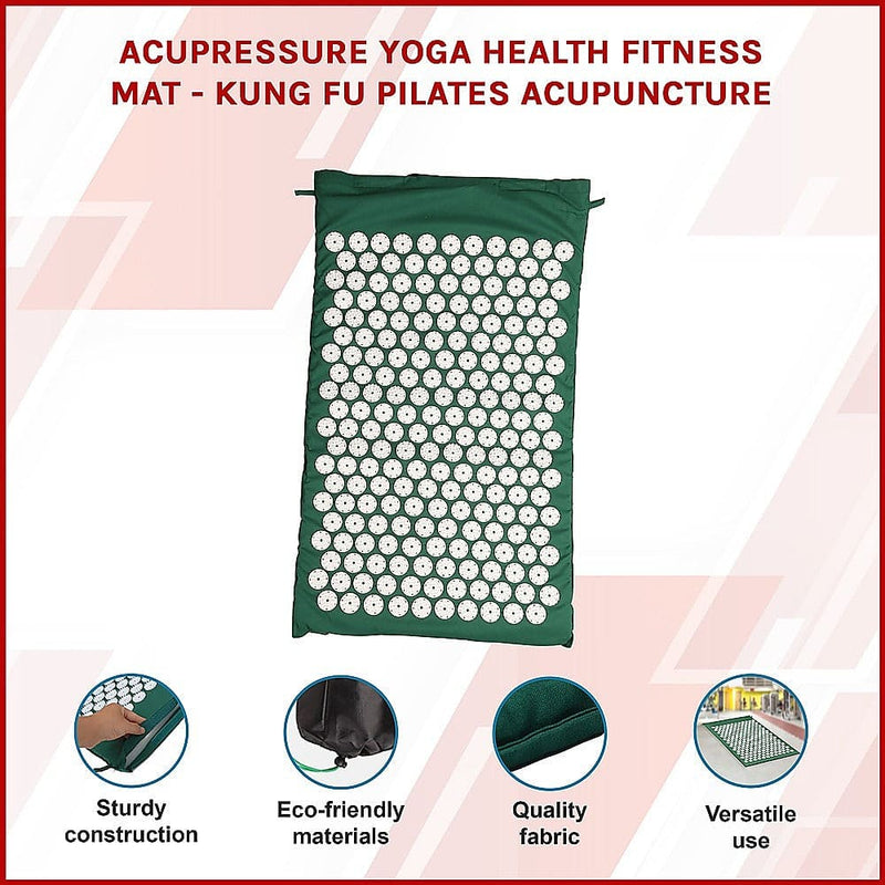 Acupressure Yoga Health Fitness Mat - Kung Fu Pilates Acupuncture [ONLINE ONLY]