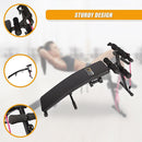 Foldable Incline Sit Up Bench for Home Gym Ab Workout Training - ONLINE ONLY