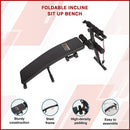 Foldable Incline Sit Up Bench for Home Gym Ab Workout Training - ONLINE ONLY