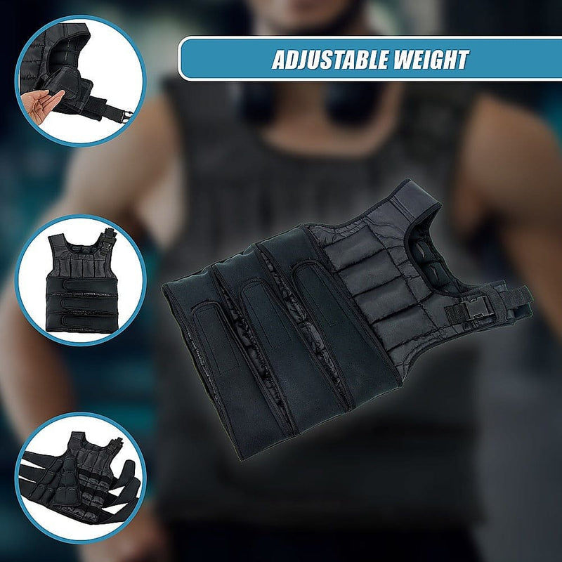 20Kg Adjustable Weighted Training Vest (Online Only)