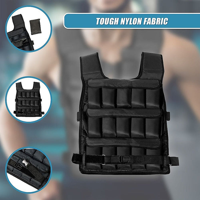 30Kg Adjustable Weighted Training Vest [ONLINE ONLY]