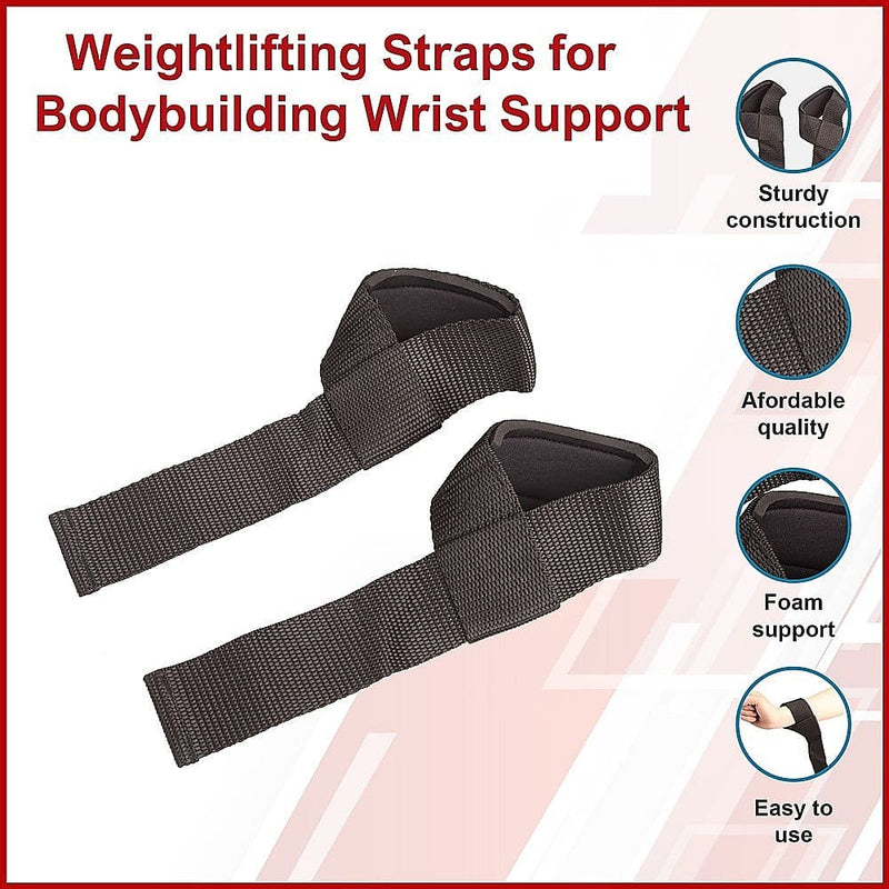 Weightlifting Straps Bodybuilding Wrist Support [ONLINE ONLY]